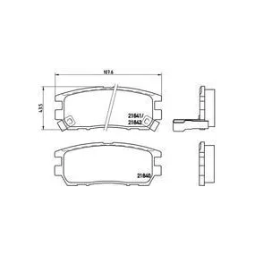 Pastillas Brembo P 54 018 Todoparatucoche