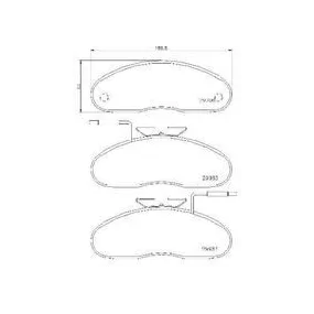 Pastillas Brembo P 56 019 Todoparatucoche