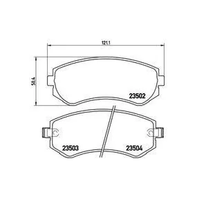 Pastillas Brembo P 56 039 Todoparatucoche