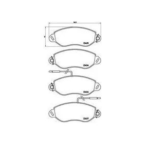 Pastillas Brembo P 56 042 Todoparatucoche