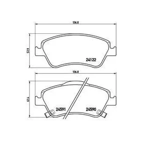 Pastillas Brembo P 83 079 Todoparatucoche