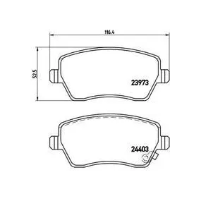 Pastillas Brembo P 59 050 Todoparatucoche
