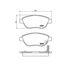 Pastillas Brembo P 59 052 Todoparatucoche