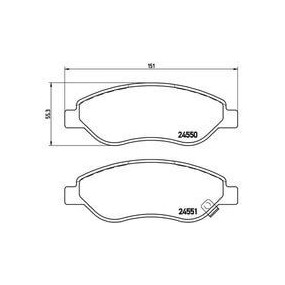Pastillas de Freno Brembo...