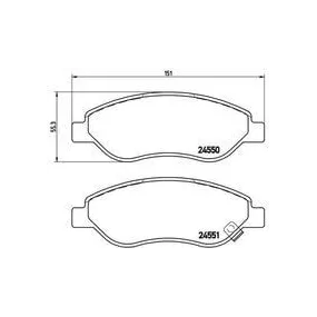 Pastillas Brembo P 59 053 Todoparatucoche
