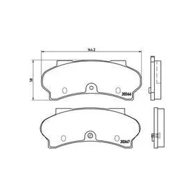Pastillas Brembo P 61 011 Todoparatucoche