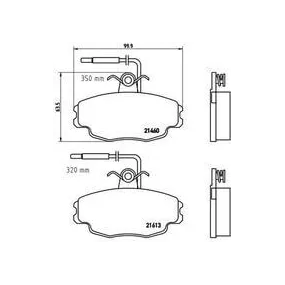 Pastillas Brembo P 61 043 Todoparatucoche
