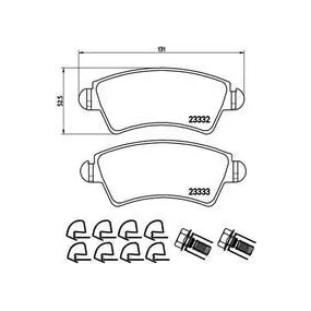 Pastillas Brembo P 61 067 Todoparatucoche