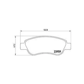 Pastillas Brembo P 61 081 Todoparatucoche