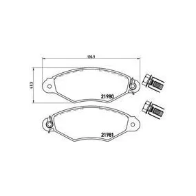 Pastillas Brembo P 61 098 Todoparatucoche