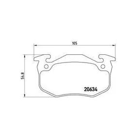 Pastillas Brembo P 68 020 Todoparatucoche