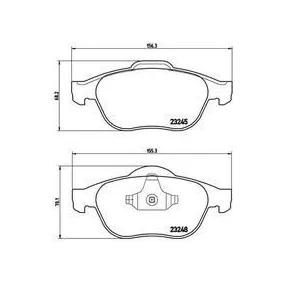 Pastillas Brembo P 68 032 Todoparatucoche