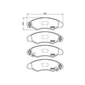 Pastillas Brembo P 78 012 Todoparatucoche