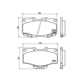Pastillas Brembo P 83 009 Todoparatucoche