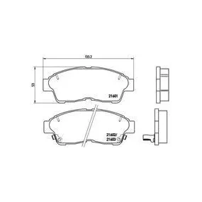 Pastillas Brembo P 83 034 Todoparatucoche