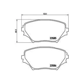 Pastillas Brembo P 83 055