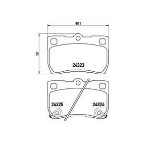 Pastillas Brembo P 83 073 Todoparatucoche