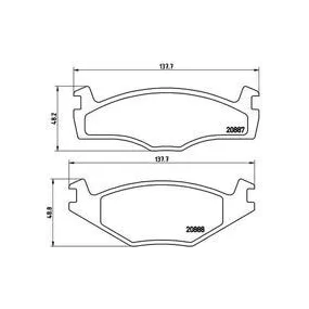 Pastillas Brembo P 85 012 Todoparatucoche