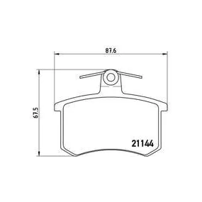 Pastillas Brembo P 85 013 Todoparatucoche