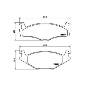 Pastillas Brembo P 85 024 Todoparatucoche