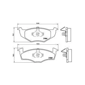 Pastillas Brembo P 85 025 Todoparatucoche