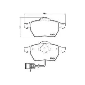 Pastillas Brembo P 85 026 Todoparatucoche