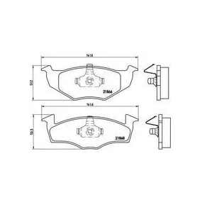 Pastillas Brembo P 85 030 Todoparatucoche