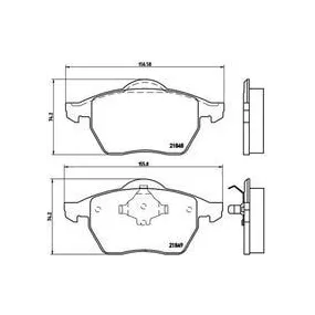 Pastillas Brembo P 85 039 Todoparatucoche