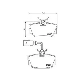 Pastillas Brembo P 85 046 Todoparatucoche