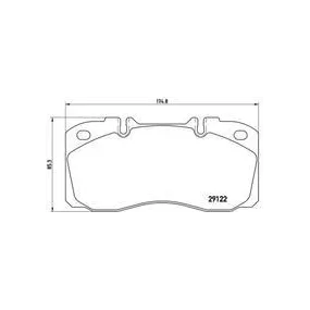 Pastillas Brembo P A6 025 Todoparatucoche