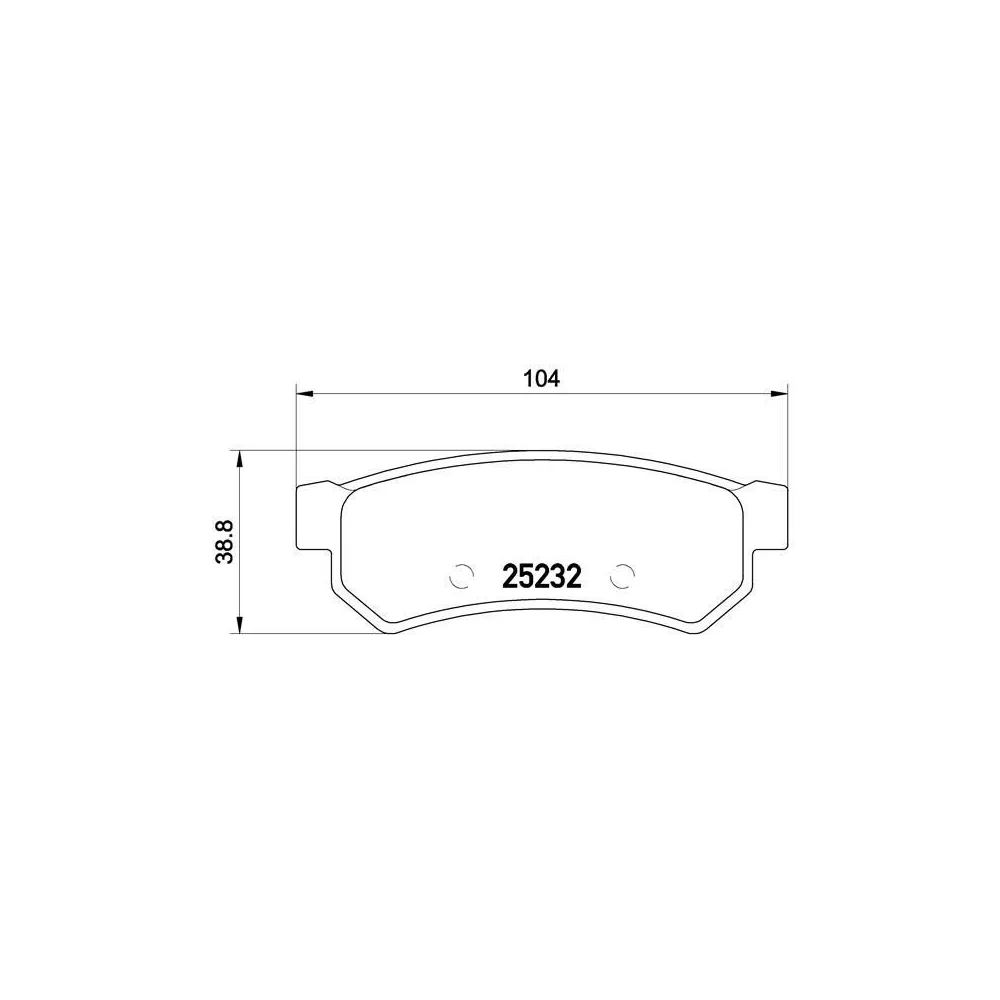 Juego de pastillas de freno Brembo P 10 053