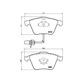 Pastillas Brembo P 85 084 Todoparatucoche