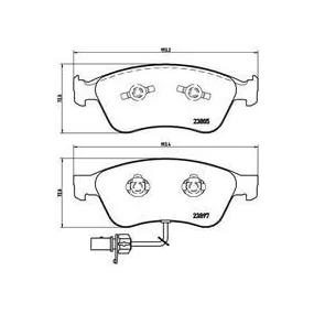 Pastillas Brembo P 85 087 Todoparatucoche