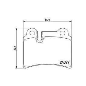 Pastillas Brembo P 85 111 Todoparatucoche