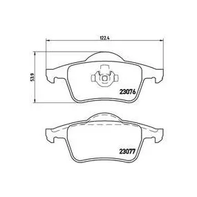 Pastillas Brembo P 86 014 Todoparatucoche