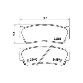 Pastillas Brembo P 30 037 Todoparatucoche