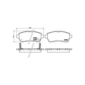 Pastillas de Freno Brembo...