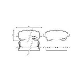Pastillas Brembo P16013 Todoparatucoche