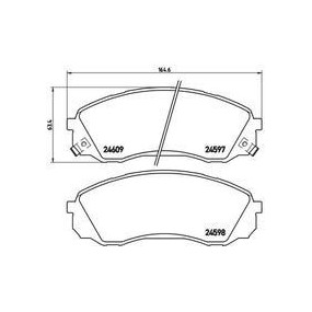 Pastillas de Freno Brembo...
