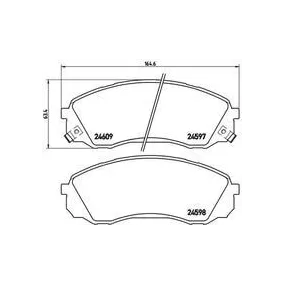 Pastillas Brembo P 30 041 Todoparatucoche