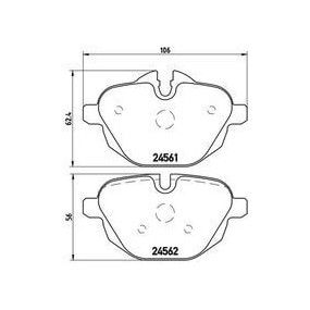 Pastillas de Freno Brembo...