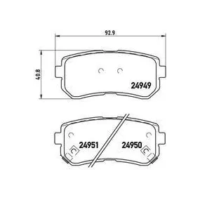 Pastillas Brembo P 30 046 Todoparatucoche