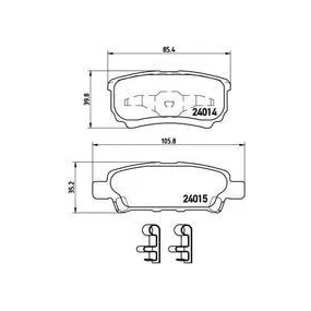 Pastillas Brembo P 54 034 Todoparatucoche