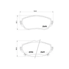 Pastillas Brembo P 83 150 Todoparatucoche