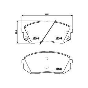 Pastillas de Freno Brembo...
