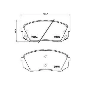 Pastillas Brembo P 30 056 Todoparatucoche
