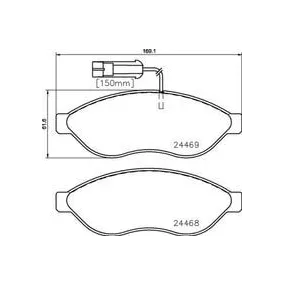 Pastillas Brembo P 23 144 Todoparatucoche