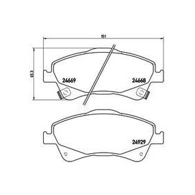 Pastillas Brembo P 83 109 Todoparatucoche