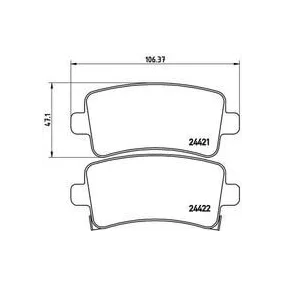 Pastillas Brembo P 59 059 Todoparatucoche