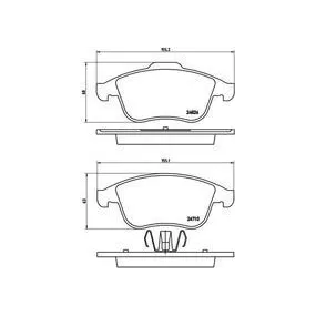 Pastillas Brembo P 68 047 Todoparatucoche
